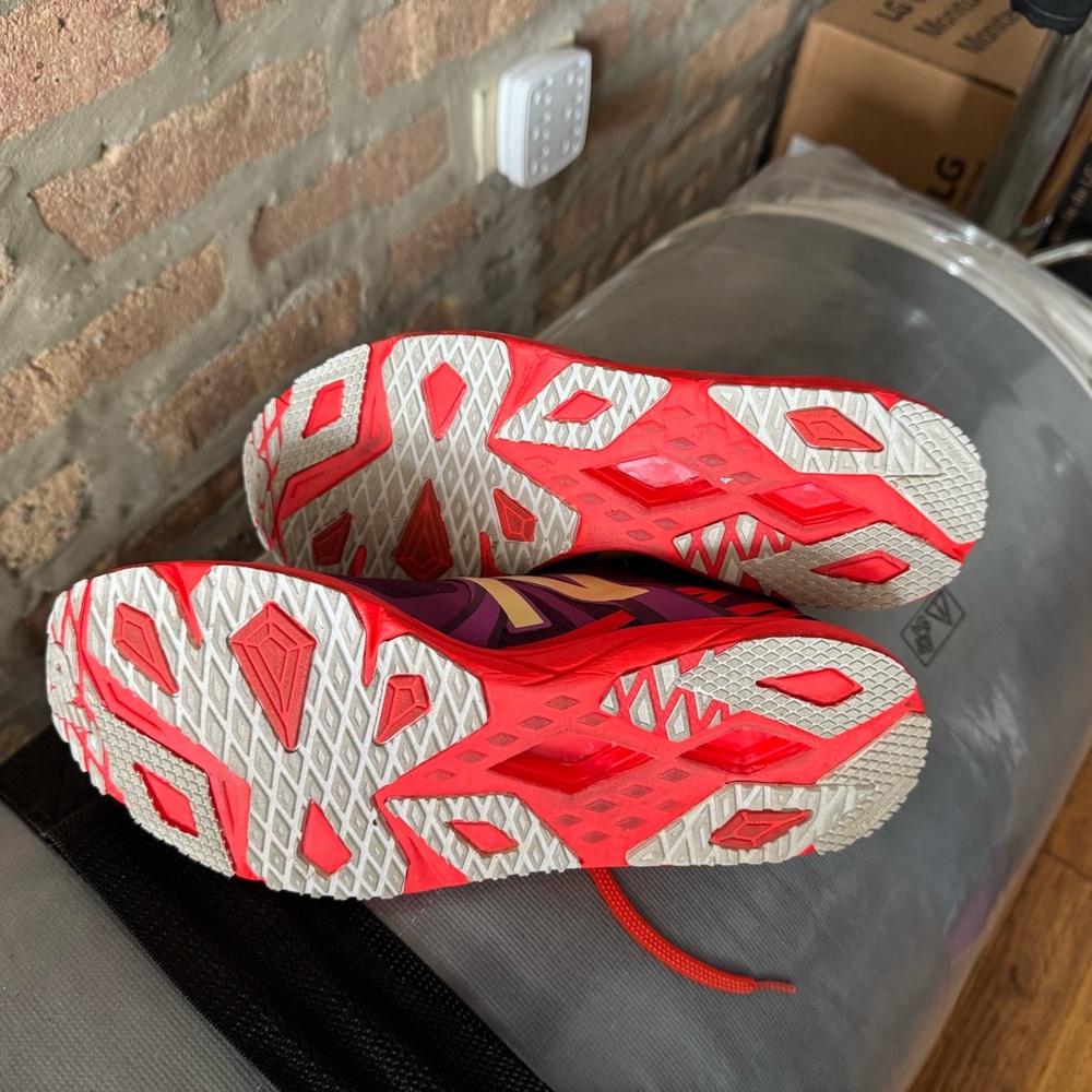 Womens New Balance Racing Shoe RC 1400 V3 Revlite Size 9US Purple Red Orange - Picture 8 of 9